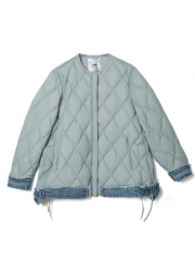 JNBY/江南布衣冬新品羽絨服牛仔拼接設計5K8701930